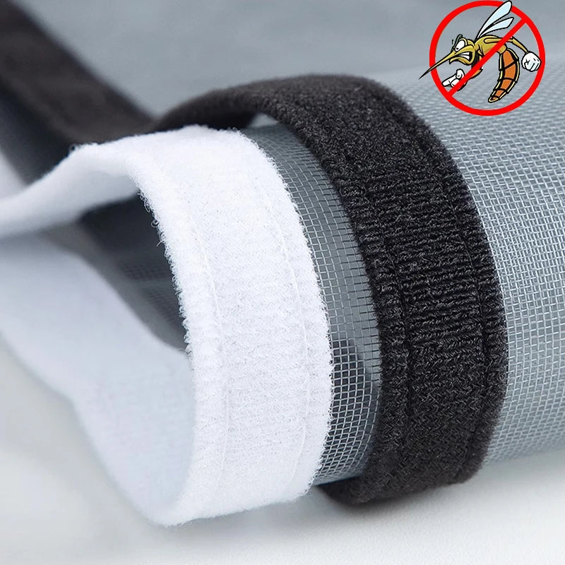 Customizable size anti-mosquito window screen self adhesive window mosquito net summer insect proof door mosquitonet for windows