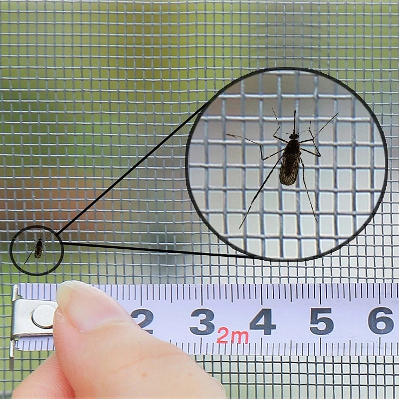 Customizable size anti-mosquito window screen self adhesive window mosquito net summer insect proof door mosquitonet for windows