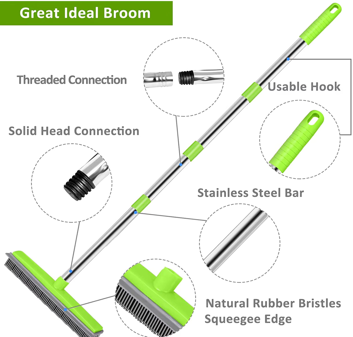 Magic Pet Hair Broom